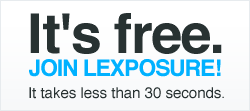 It's free. Join Lexposure! It takes less than 30 seconds.